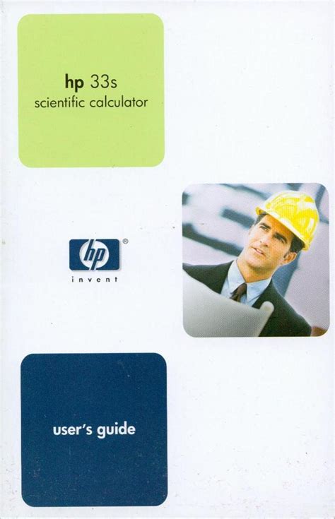 Hewlett Packard Hp 33s Calculator Users Guide