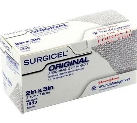 White Synthetic Ethicon Surgicel Absorbable Hemostat At ₹ 9000box In