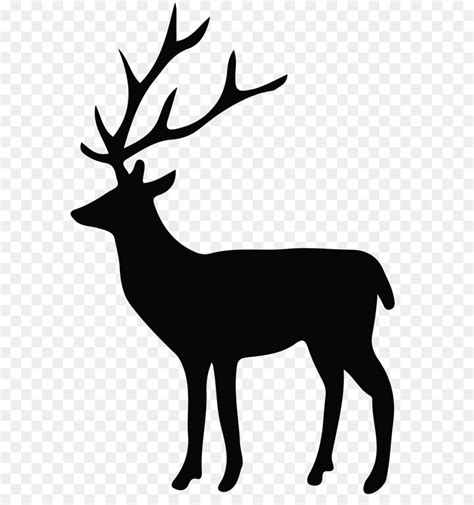 Free Reindeer Antlers Silhouette, Download Free Reindeer Antlers ...