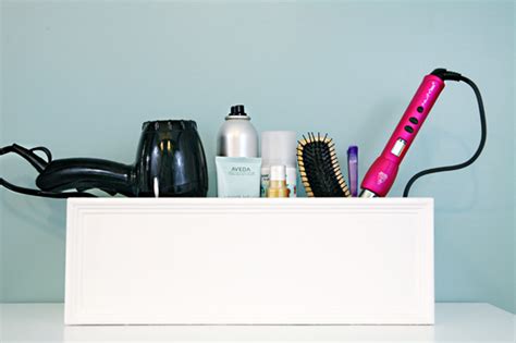 IHeart Organizing: DIY Hair Tool Organizer