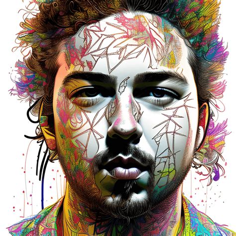 Post Malone Graphic · Creative Fabrica