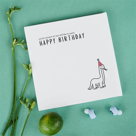 Funny Birthday Card Funny Old Age Birthday Card Cheeky Card for Birthday Gift Sarcastic Card for ...