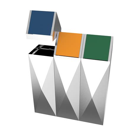 SCOPI SST Stainless Steel Recycling Bins