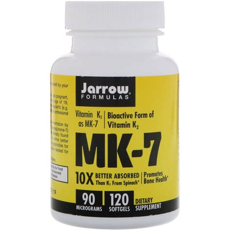 Buy Uk Mk 7 Vitamin K2 As Mk 7 90 Mcg 120 Sgels Jarrow Online