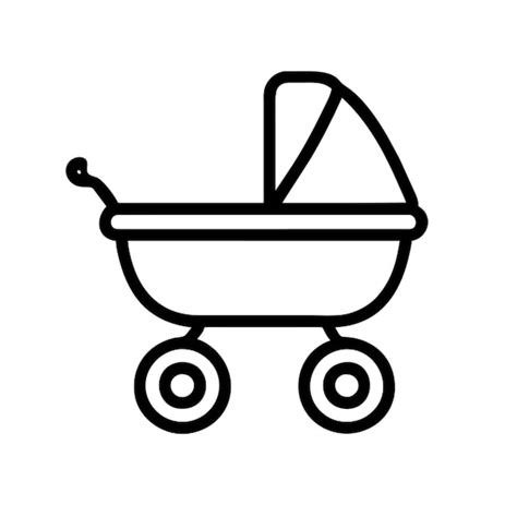 Premium Vector Baby Carriage Icon Icon Outline