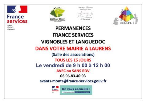 France Services Vignobles Languedoc Permanences En Mairie Mairie