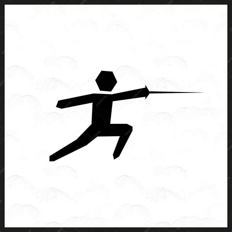 Premium Vector | Stickman logo icon