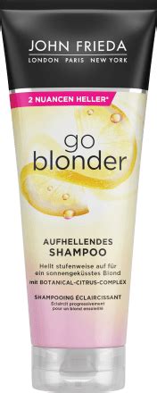 John Frieda Shampoo Sheer Blonde Go Blonder Aufhellend 250 Ml