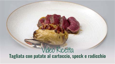 Tagliata Di Scottona Con Patata Al Cartoccio In Forno Youtube