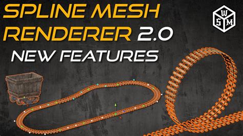 Spline Mesh Renderer V New Features Demo Youtube