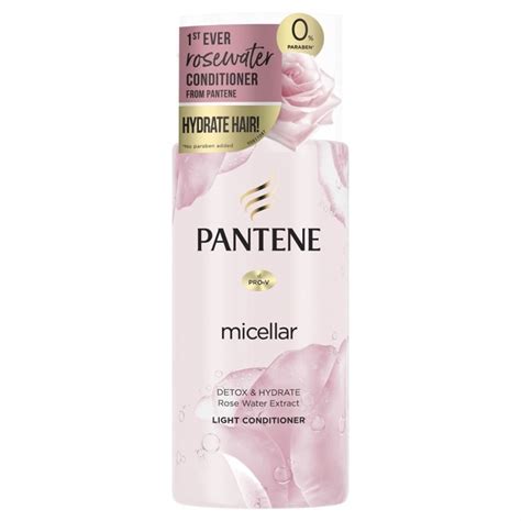 Pantene Micellar Conditioner Rose Water Detox Hydrate 300ml Shopee