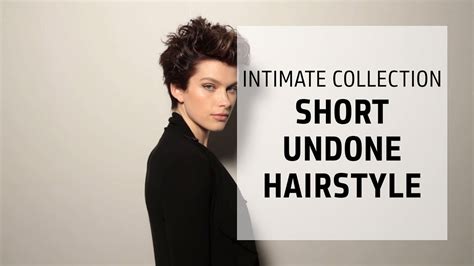 Short Undone Haircut And Style Tutorial Intimate Collection Goldwell Education Plus Youtube