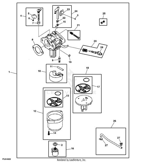 John Deere L110 Carburetor Diagram