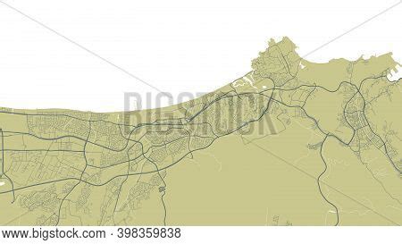 Detailed Map Muscat Vector & Photo (Free Trial) | Bigstock