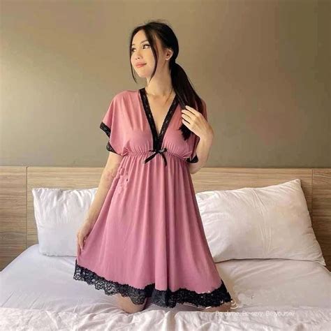 Jual Baju Tidur Dress Lingerie Sexi Wanita New Renda Shopee Indonesia