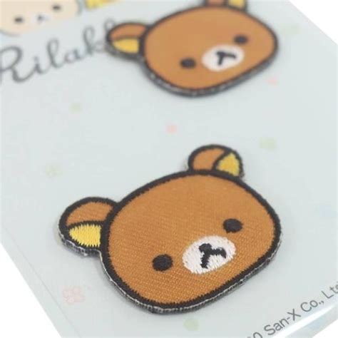 ワッペン ミニアイロンパッチシール 2枚セット リラックマ サンエックス Rilakkuma パイオニア 手芸用品 Pio Rk450