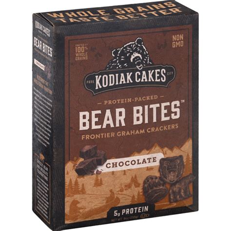 Kodiak Cakes Bear Bites Graham Crackers Frontier Chocolate Buehler S