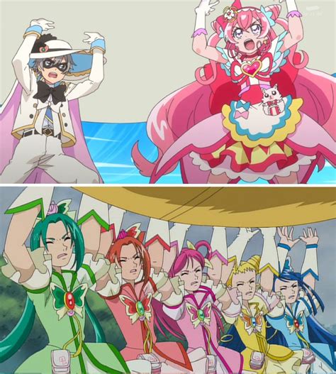 にワカのタイショー On Twitter Precure プリキュア伝統の押し返し やはり例の画像が脳裏をよぎる T