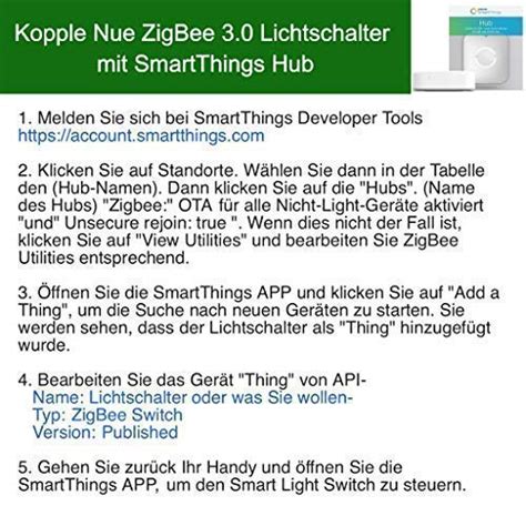 230V Smart ZigBee 1 Gang Lichtschalter in der Wand für Echo Plus