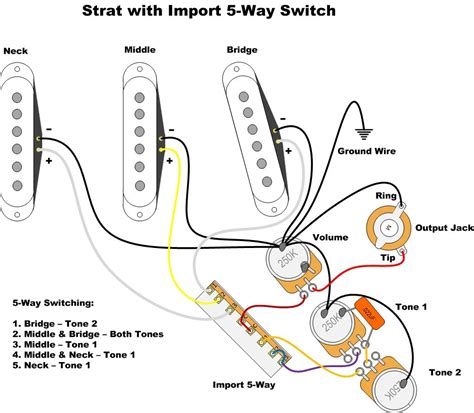 Single Humbucker 3 Way Switch Push Pull