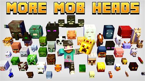 More Mob Heads By Lifeboat Minecraft Marketplace Map Minecraft