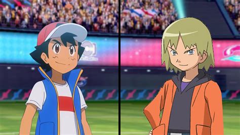 Pokemon Characters Battle Ash Vs Trip Unova Reunion Youtube