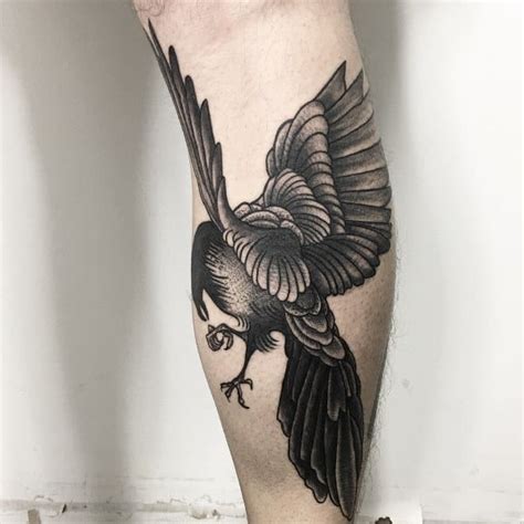 50 Magpie Tattoo Designs For Men Bird Ink Ideas