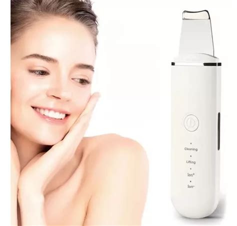 Limpiador Facial Peeling Ultrasónico Portatil Skin Scrubber Meses Sin Interés