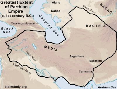 Parthian Empire Map