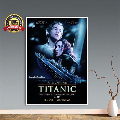 Titanic Movie Poster, 1997 Movie Poster, Titanic Movie Poster No Frame ...