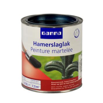 Gamma Metaallak Hamerslag Ml Donkerblauw Gamma