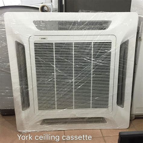 2 5hp York Acson Ceiling Cassette Aircond X018 TV Home Appliances