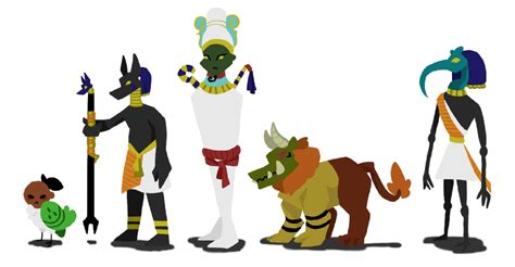 Egyptian Characters by BirdieShane on DeviantArt