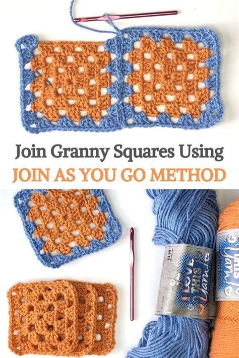 How To Attach Granny Squares Together Using The Join As You Go Method