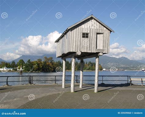 Funny house at Vancouver stock photo. Image of boats - 25929060