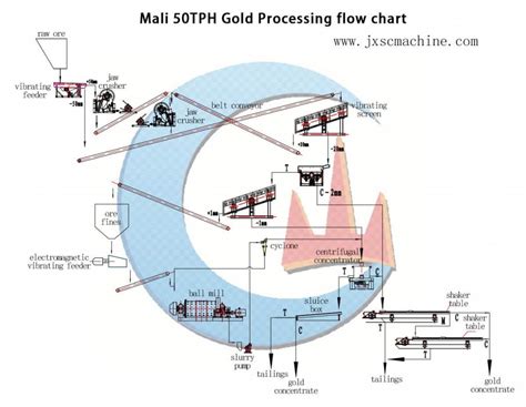 50TPH Gold Ore Mining Plant in Mali - JXSC Machine