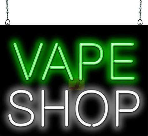 Vape Shop Neon Sign Amazon Co Uk Welcome