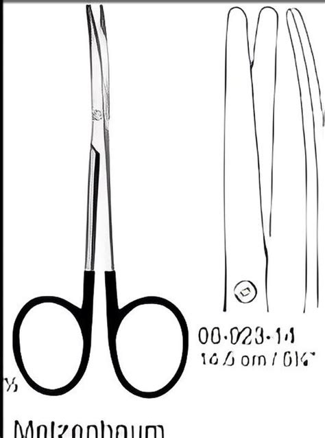 METZENBAUM SCISS TUNGSTEN TC CVD BL BL 14 5CM