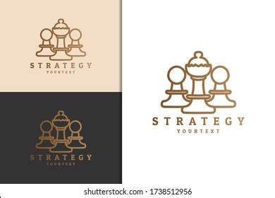 Strategy Logo Design Gradient Color Stock Vector (Royalty Free ...