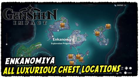 Enkanomiya All Luxurious Chest Locations Genshin Impact Youtube