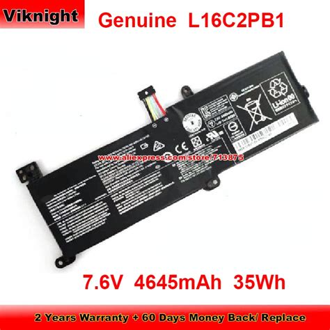 Genuine L16C2PB1 Battery L16S2PB1 For Lenovo IDEAPAD 320 520 81w1 S145