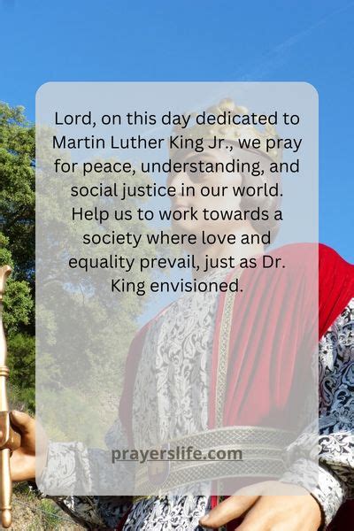 Effective Prayer For Martin Luther King Day