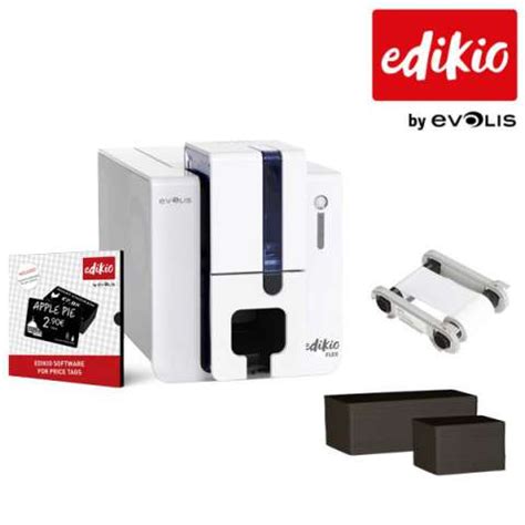 Edikio By Evolis Imprimante Carte Tiquette De Prix Access Flex