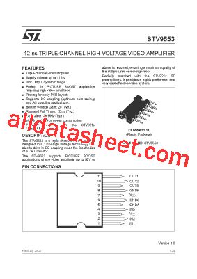 STV9936S Datasheet PDF STMicroelectronics