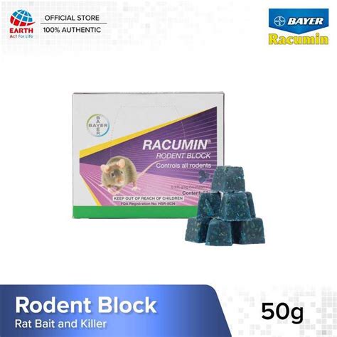Bayer Racumin Rodent Wax Block Rat Killer 50G | Shopee Philippines