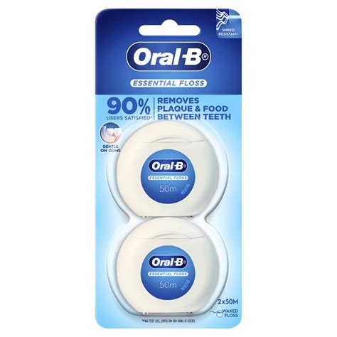 Buy Oral B Floss Essential Original Twin Pack 2 X 50m Online At Chemist