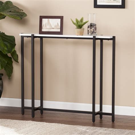 Jeske Contemporary Narrow Console Table And Reviews Joss And Main