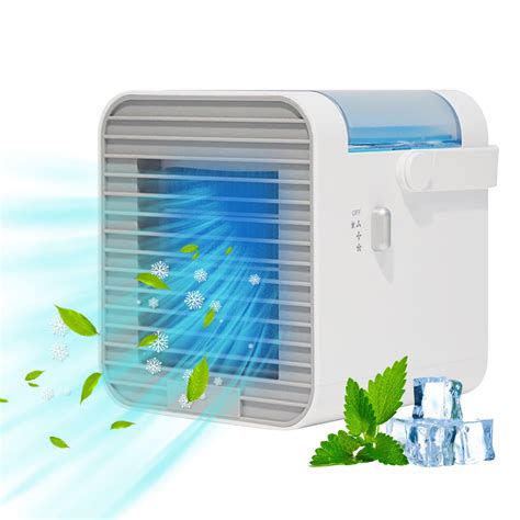 Conditioner Cooler USB Portable Desktop Silent Ventless Portable Air ...