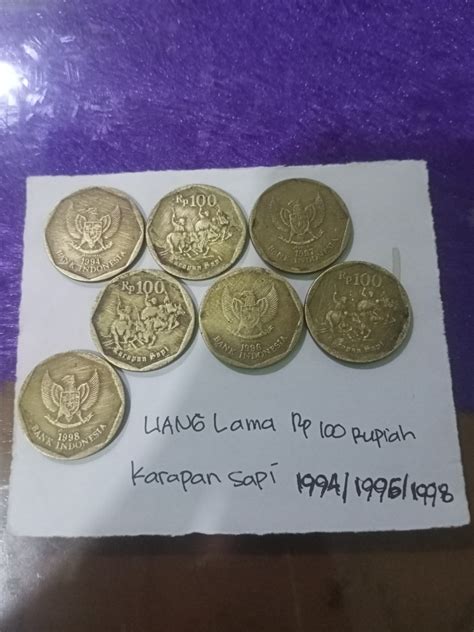 Uang Lama 100 rupiah karapan sapi on Carousell