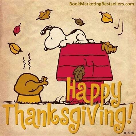 Happy Thanksgiving from Snoopy and Johnny! – Book Marketing Bestsellers